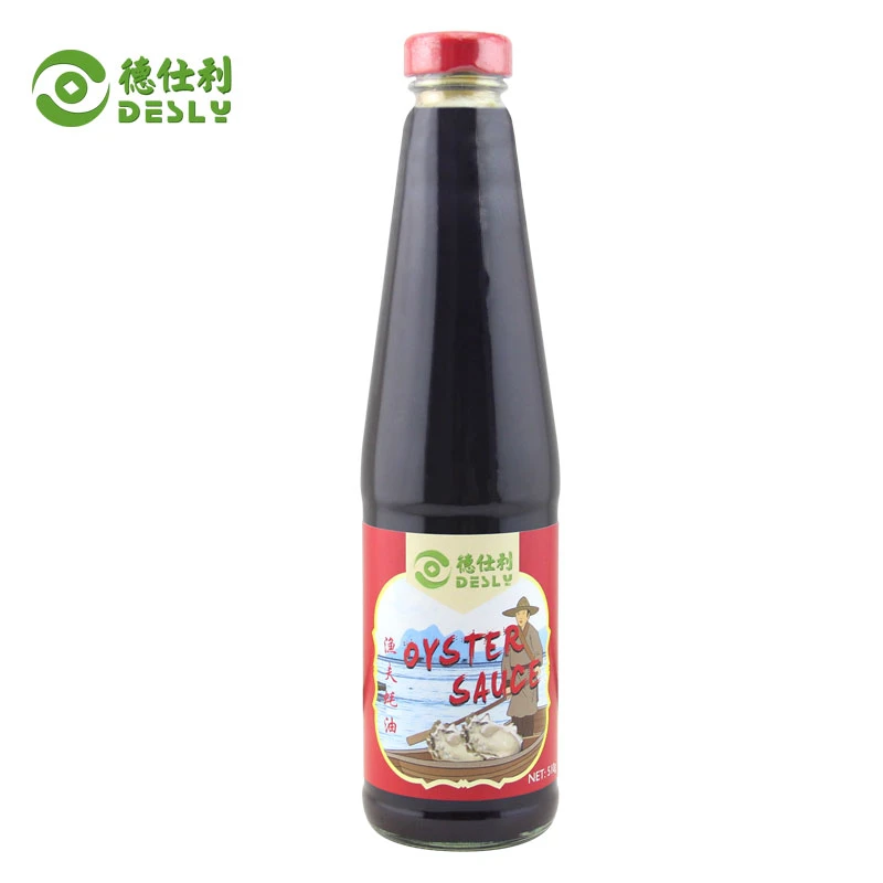 500 g DESLY Premium Fisher Natural Oyster Sauce Chinese Oyster Sauce for Cooking Recipes OEM with Factory Price
