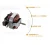 Import 5613 50/60Hz 220V 38000rpm 180W Electric AC Universal Motor from China