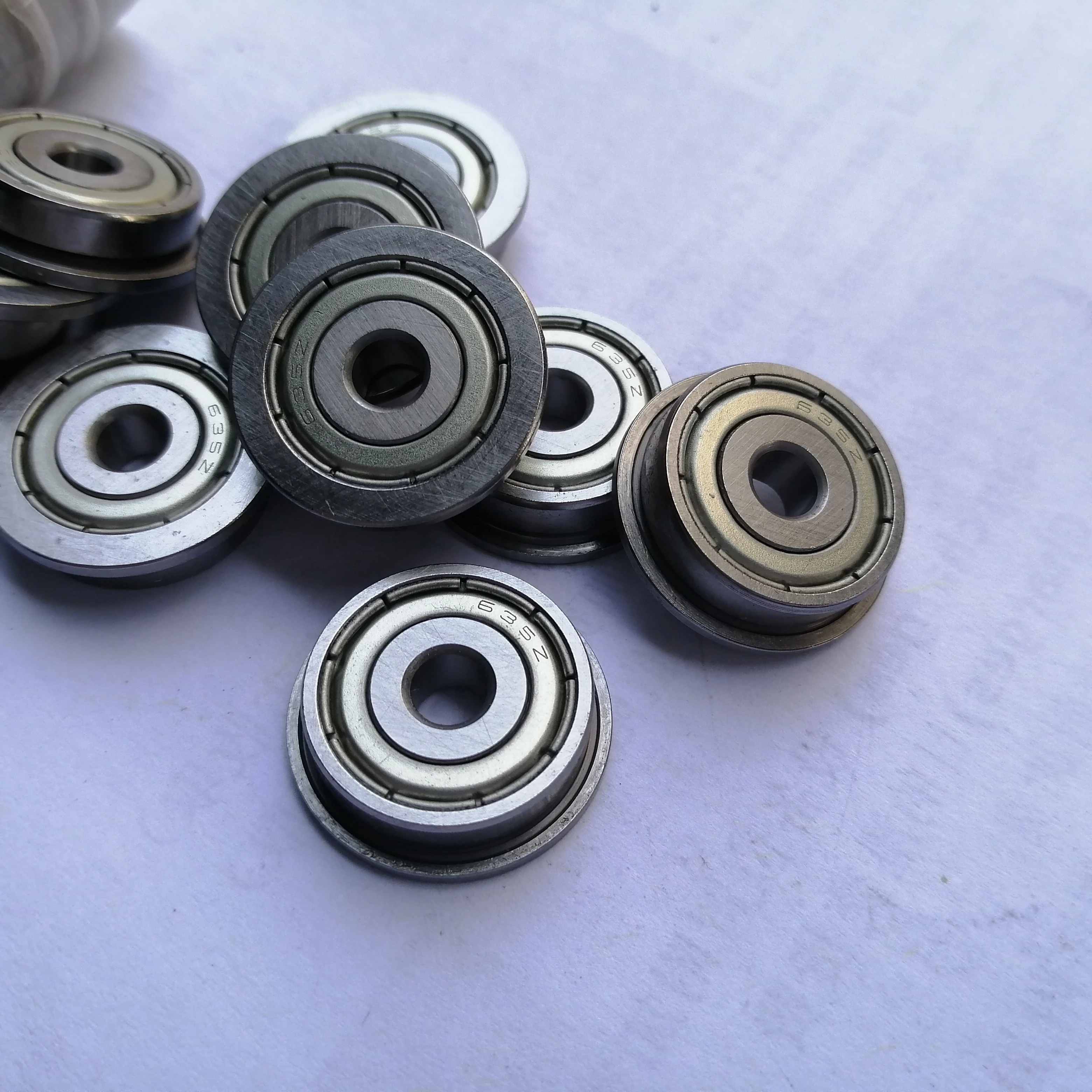 5mm bearing 635ZZ F635ZZ 5mmx19mmx6mm flange ball bearing deep groove bearing toy car bearing 1pcs