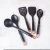 Import 5pcs home Cooking Kitchenware Utensil Tools Silicone Stainless steel Rubber Kitchen Accessories Set from China