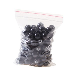 6-10mm Black ceramic beads DIY jewelry accessories