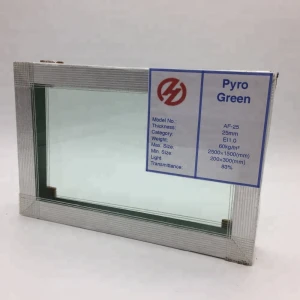 60 min 1h heat absorb Fire resistant glass for buildings