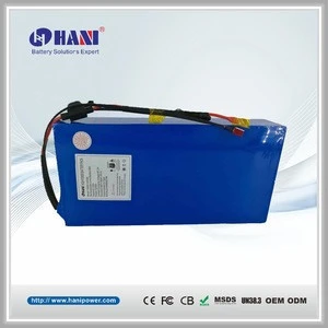 60V 13Ah Lithium- ion Battery Pack 16s5p Electric Motorcycle Battery with BMS for Harley Motorcycle