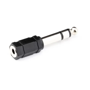 6.35mm stereo plug to 3.5mm mono/stereo jack 6.35mm to 3.5mm adapter