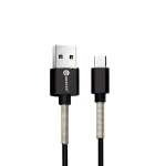 6ft data cable usb type c fast charger flat cable spring ends