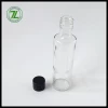 6oz clear cheap  cooking olive oil glass bottle  for soy sauce vinegar ketchup glass bottle with plastic screw lid 200ml