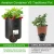 Import 7 gallon black wholesale felt grow bag plant container from China