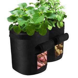 7 Gallon Potato Grow Bags Felt Garden Planter Greenhouse Fabric Pots Grow Bag
