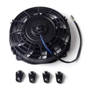 7 Inch High Performance Black Electric Oil Cooler Radiator Cooling Fan