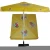 Import 79 inch Custom swimming pool Square Umbrella Sun Garden Leisure Patio Umbrella with Base from China