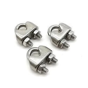 8mm 304 Stainless Steel U Clamp Wire  Rope Clips Wire  Rope Clamp