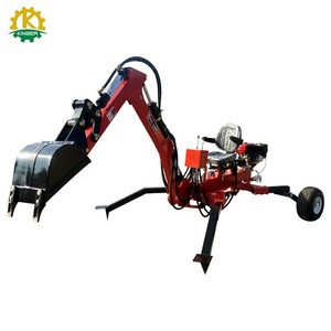 Buy 9hp Backhoe Wheel Loader Mini Excavator Towable Backhoe Atv ...
