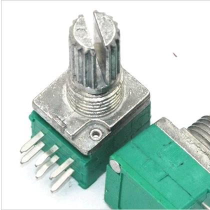Buy 9mm Vertical Pcb Mount Potentiometer With Bent Leads from Chengdu ...