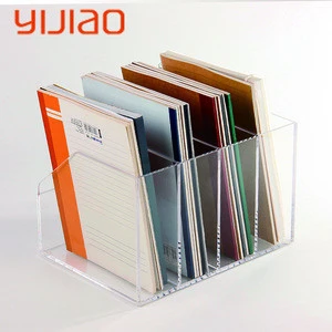 A5 acrylic file holder /Magazine Rack Cardboard Brochure Display Holder
