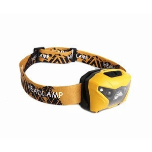 ABS 5 mode USB LED Headlamp Rechargeable Headlight camping with UV Headlamp