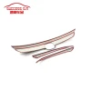 ABS Chrome Front Hood Bonnet Grill Grille Engine Hood Cover Trims For Honda AccordCar Exterior Accessories