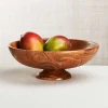 Accacia Wood round Wooden Fruit bowl