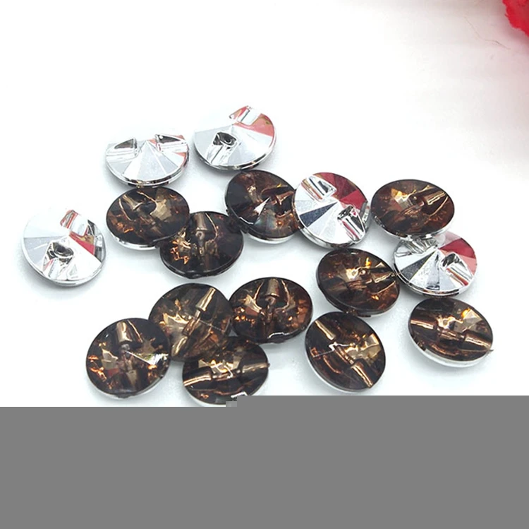 Acrylic crystal drill sewing button for garment sofa dress shoe cloth decorate