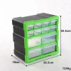 adjustable cardboard 12 drawers plastic tool storage box