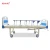 Import adjustable patient manual 2 cranks hospital bed from China