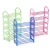 Import adjustable portable plastic shoes display rack 5 tier online modern stand interlocking shoe racks from China