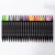 Import Aihao High Quality Plastic Dual Point 24 Different Colors Fiber Art Marker Pen from China