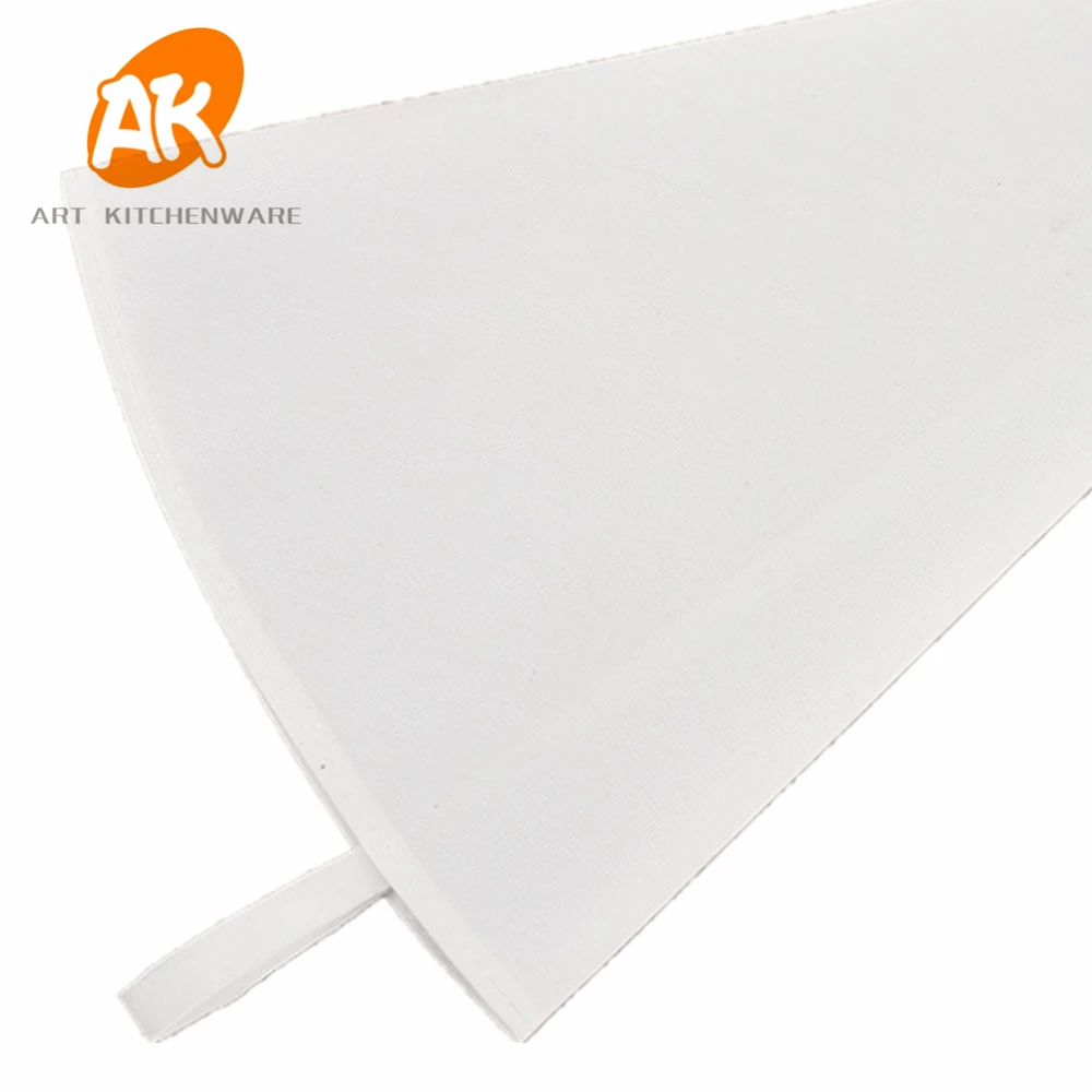 AK 12-22 Inch Reusable Cotton Icing Piping Bags White Pastry Bags Cake Decorating Bakery Tools
