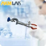 AKMLAB Retort Clamp, Three Prong Clamp