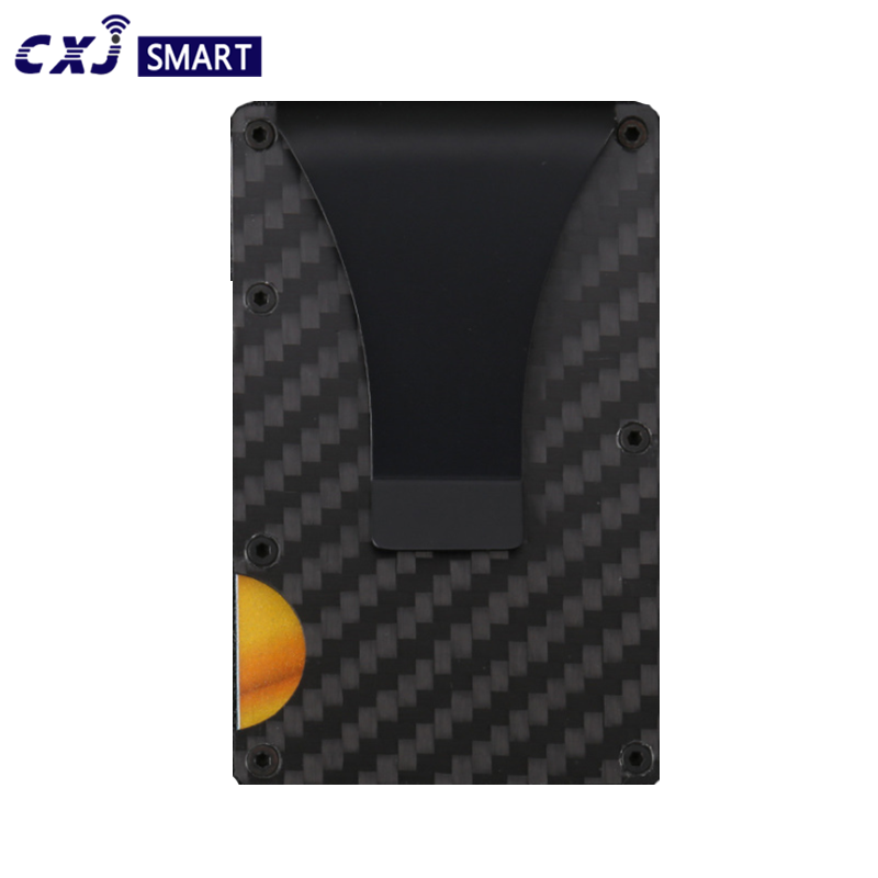 Aluminium Alloy RFID Carbon Fiber Credit Card wallet Holder/card Case
