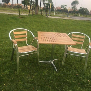 Aluminum Chairs Outdoor Table Set Aluminum Chairs Wooden Garden Furniture Outdoor