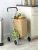 Import Aluminum folding hand travel luggage trolley cart with wheels, Folding Collapsible Storage Trolley Cart Shopping Crate from China