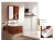Import Aluminum material wall hung one piece bathroom vanity cabinet from China