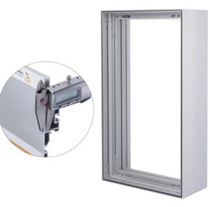 Aluminum profile snap frame, double-sided backlit LED aluminum fabric light box frame profile