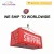 Import Amazon fba railway/air shipping freight cost China to UK with customs duty paid from China
