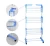 Import Amazon hot-selling multifunction drying cloth  rack laundry rack for cloth hanging garment movable metal cloth hanger from China