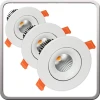 anti glare 15W recessed mounted led cob down light with 100lm/w