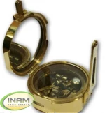 Antique brass Brunton compass Handmade Nautical Beautiful and designer Unique INAM HANDICRAFTS