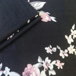 AOP printed rayon jersey stretch fabric 95/5 rayon spandex knitted fabric for women clothes and underwear