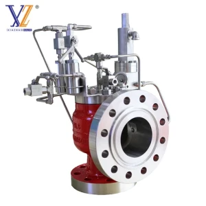 API Ste 526 Steel Steel  High Pressure Pilot Operated Flange Safety Safe Relief Valve For Overpressure Protection