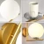 Import Art Deco Indoor Decorative Gold Base White Globe Glass Ball Wall Lamp Sconce for Home Living Room from China