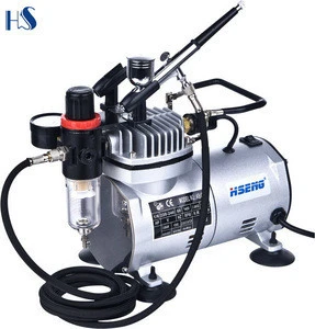 AS18K-2  Private Label Airbrush Air Compressor For Model Painting