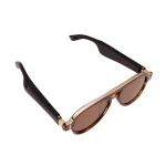 Auto zoom fashion TR9.0 BT 5.0 Eye protection Variable color perspective flat light titanium alloy Leopard Print Glasses