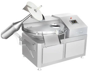 automatic vacuum stainless steel 304 meat chopper meat  knife machine  for meat vegetable sausage fruit fish