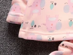 Autumn Winter hot sale Fleece and thicken warm suit 2pcs long sleeve baby clothes sets underwear