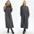 Import autumn/winter Moroccan warm maxi knit hooded loose a-line abaya dress from China