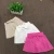 Import B11109A little girl fashion candy colors linen shorts summer hot shorts from China