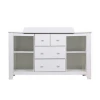 Baby Direct 4 Chest Drawer white/Free change pad