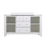 Baby Direct 4 Chest Drawer white/Free change pad