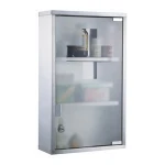 Bathroom/ Hospital Use Stainless Steel Medicine Cabinets Medicine Box First Aid Kit Box 3 Tiers Wall Mounted Medicine Chest