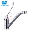Bathroom Sanitary Ware Long Handle Basin Mixer Tap Faucet with Long Spout